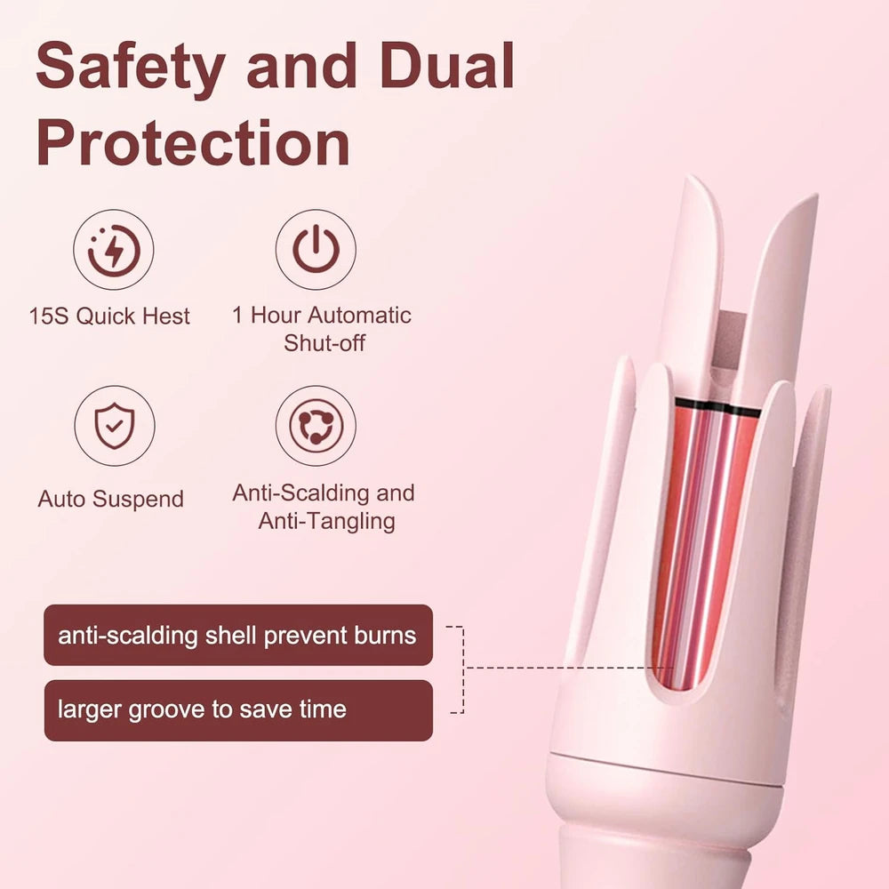 Auto Curl Pro™ Automatic Rotating Hair Curler