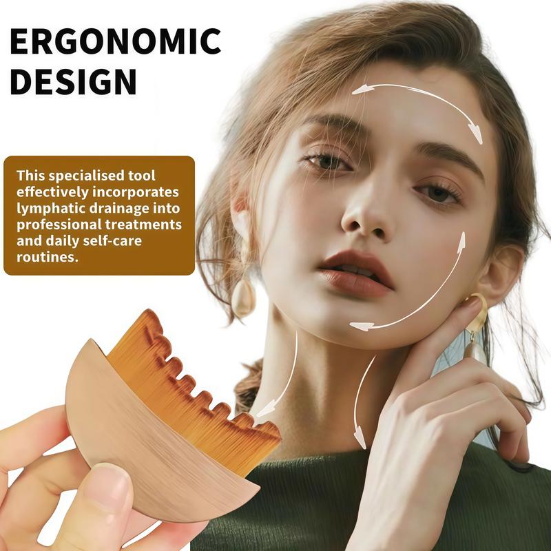Lymphatic Contour Face Brush Massage Eye and Neck Care Brush image 4