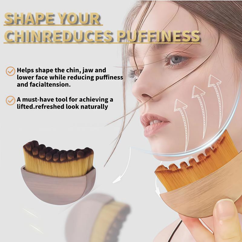Lymphatic Contour Face Brush Massage Eye and Neck Care Brush image 3
