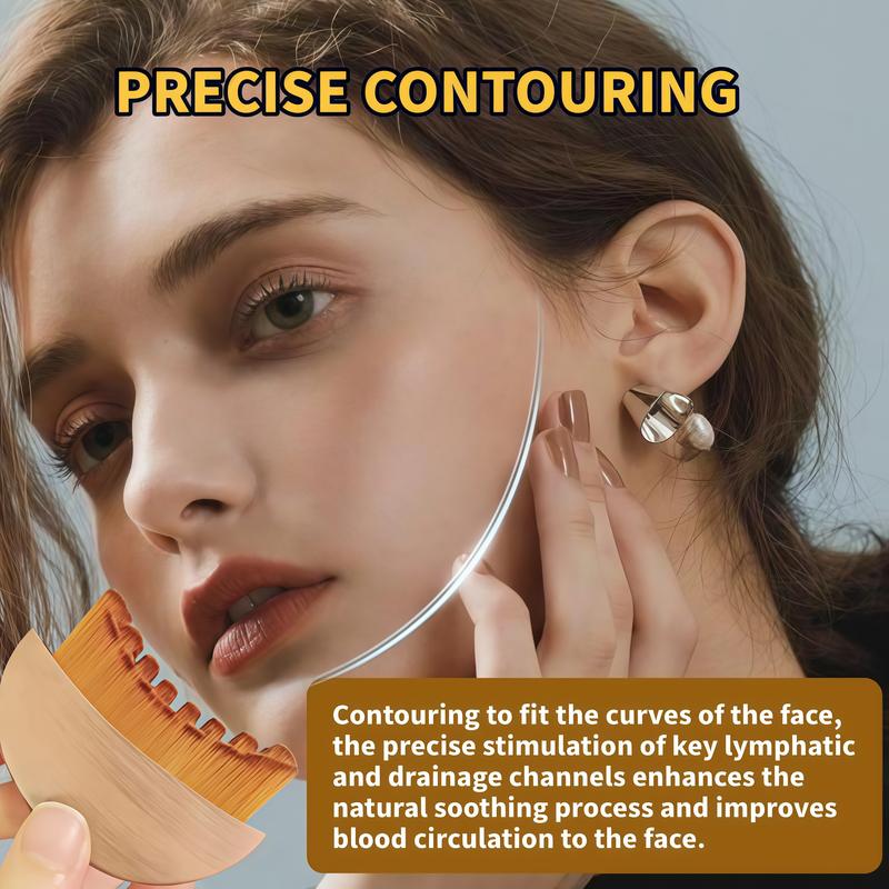 Lymphatic Contour Face Brush Massage Eye and Neck Care Brush image 5