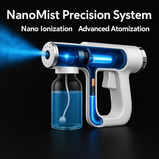 NanoMist Pro™ — Cordless Disinfectant Fogger Machine | Kills 99.9% of Germs Instantly image 8