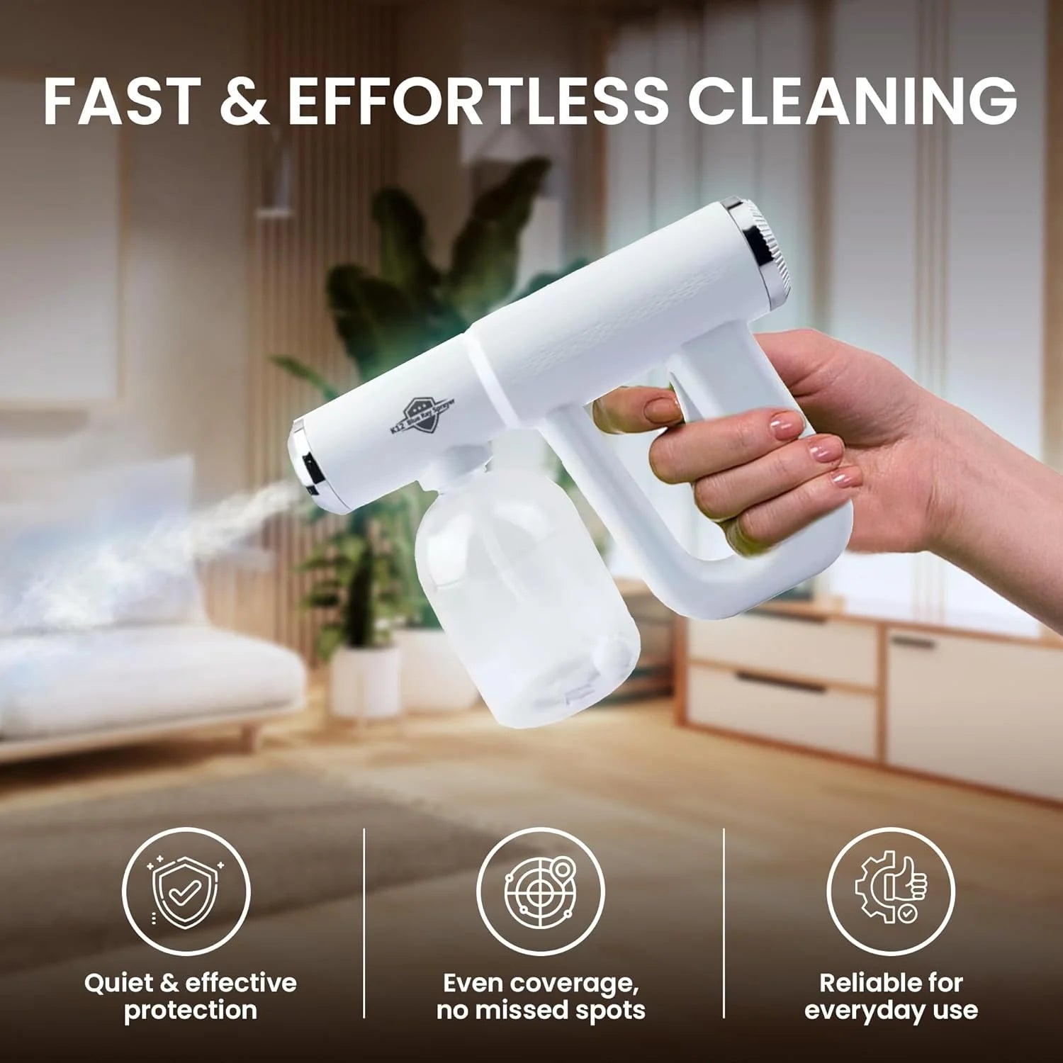NanoMist Pro™ — Cordless Disinfectant Fogger Machine | Kills 99.9% of Germs Instantly