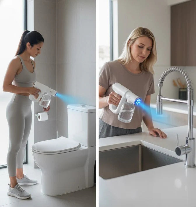 NanoMist Pro™ — Cordless Disinfectant Fogger Machine | Kills 99.9% of Germs Instantly